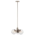thumbnail image 4 of 52700PN Kichler Lighting Silvarious - 3 Light Chandelier-9.5 Inches Tall and 16.5 Inches Wide-Polished Nickel Finish-Clear Crackle Glass Color, 4 of 9