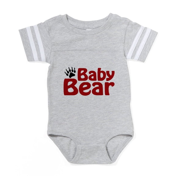CafePress - Baby Bear - Cute Infant Baby Football Bodysuit