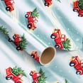 thumbnail image 7 of Vintage Red Truck With Tree Christmas Wrapping Paper Rolls, Vintage Red Truck With Tree Holiday Gift Wrapping Paper Merry Christmas, 7 of 7