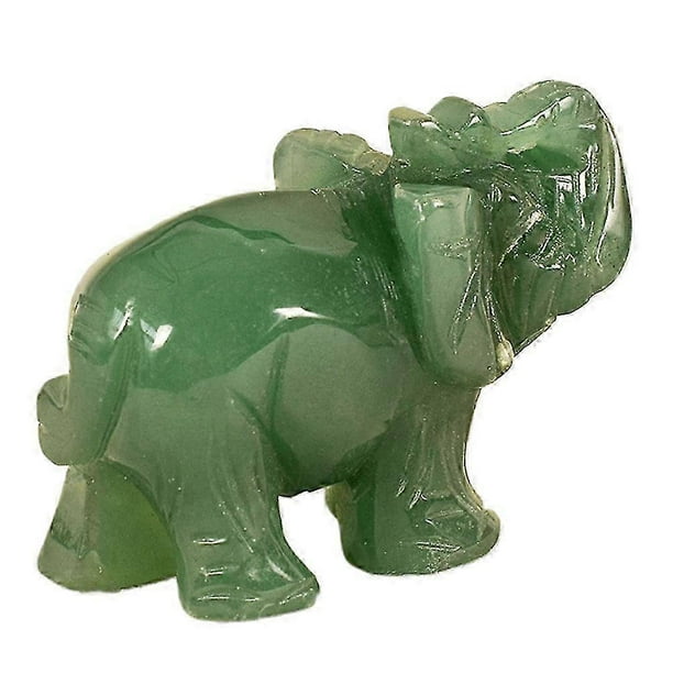 Jade Stone Elephant Statue Elephant Figurine Figurine Decor Home Animal Figurine Ornament