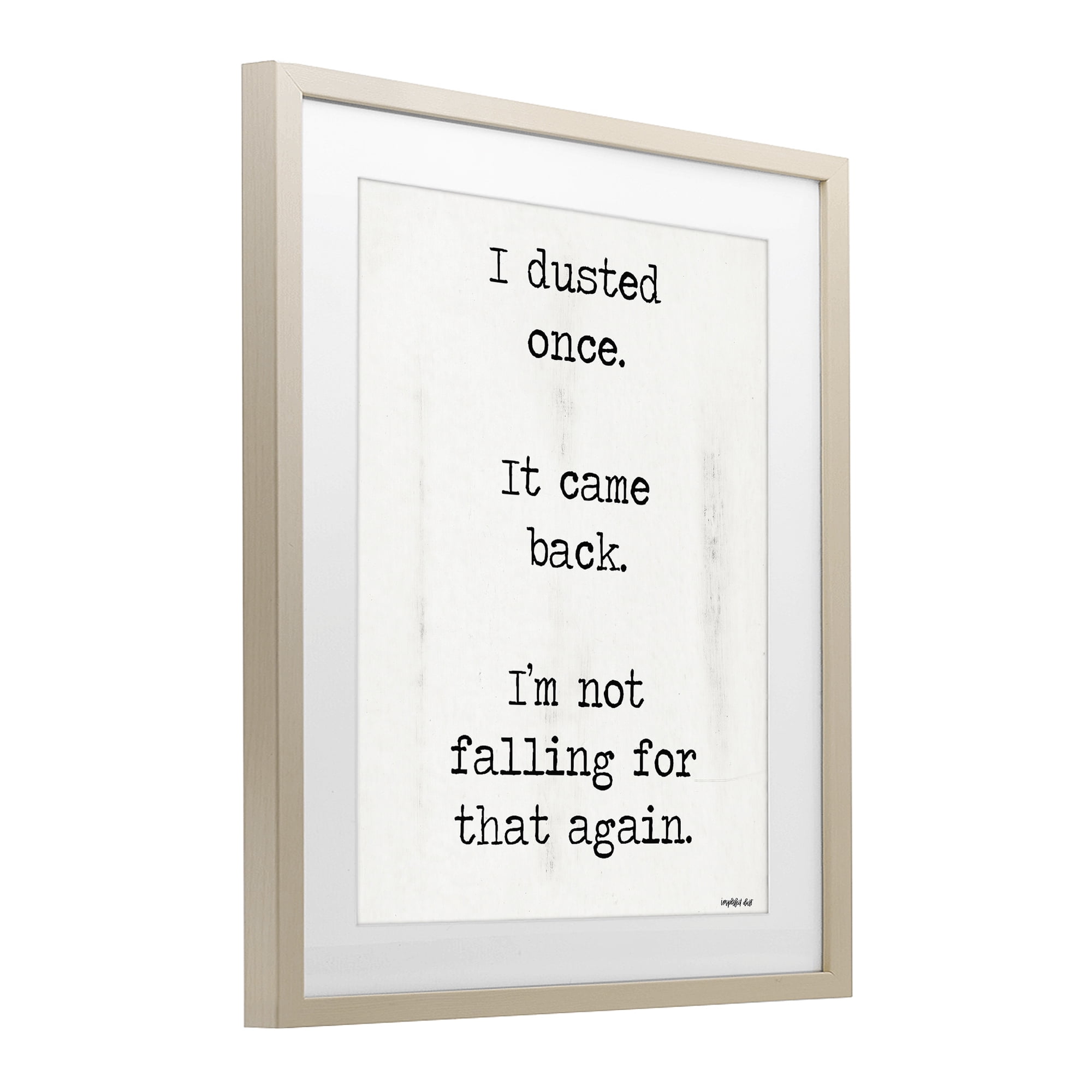 Stupell Industries Dusted Once It Came Back Birch Framed Print Under Glass, design by Imperfect Dust