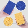 thumbnail image 2 of REGALWOVEN Non-Scratch Scrub Dish Sponges, Dual Sided Cleaning Sponges, Stand Up to Stuck on Grime Kitchen Sponges for Household, Bathroom, Dish Blue 6 Pcs, 2 of 6