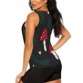 thumbnail image 3 of Gaeub Amanita Mushroom Women's Workout Tank Tops Lightweight Sleeveless Shirts for Women for Athletic Running Tennis Yoga - Small, 3 of 9