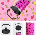 thumbnail image 5 of Watermelon Gifts 30 Oz Tumbler with Top Handle and Flip Straw, Stainless Steel Insulated Water Bottle Cup, Fruit Lover Birthday Gifts for Women Girls, 5 of 6