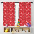 thumbnail image 5 of Blackout Kids Curtains,Red Christmas Reindeer Pattern Childrens Insulated Curtains Set Of 2,Bedroom Essentials,Toddler Room Decor 42"x54", 5 of 5
