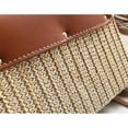 thumbnail image 6 of Straw Crossbody Bag for Women Hand Woven Shoulder Bag Leather Top Handle Small Boho Purse Rattan Beach Handbags, 6 of 7