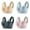 Light Blue, variant on 4PCS Minimizer Bras for Women Strapless Lace Tank Top Thin Side Fold Gather Adjustable Breathable Smooth Support Beige L