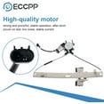 thumbnail image 4 of ECCPP Front Left Driver Side Power Window Regulator with Motor Assembly Replacement fits for 2005-2010 For Dodge Dakota 2006-2008 For Mitsubishi Raider 2011 For Ram Dakota 55359567AA 748-114, 4 of 5
