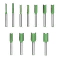 thumbnail image 2 of Straight Router Bit, Adjustable Cutting Depth 6mm Shank Diameter  PTFE Coating Straight Cut Router Bit Thickened Tungsten Alloy Double Flute Straight Router Bit For Trimming, 2 of 8
