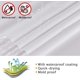thumbnail image 5 of Cortina de Ducha 200x180cm Cortina de Baño de Poliéster y EVA Semitransparente Impermeable Antimoho para Baño - Blanco brillar  Electrónica, 5 of 5