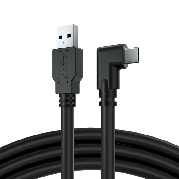 CBUS 16ft Link Cable for Meta Quest 3, Oculus Quest 2 - USB 3.2 Gen 1 USB-C to USB-A Right Angle Type-C to Type-A