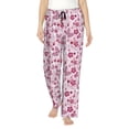 thumbnail image 2 of Goofa Flower Butterfly Printed Soft Pajama Pants for Women, Wide Leg Comfy Casual Lounge Yoga Pants-XX-Large, 2 of 9