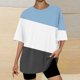 thumbnail image 2 of Camiseta Corta con Cuello Redondo Y Gota Del Hombro para las Mujeres, 2 of 4