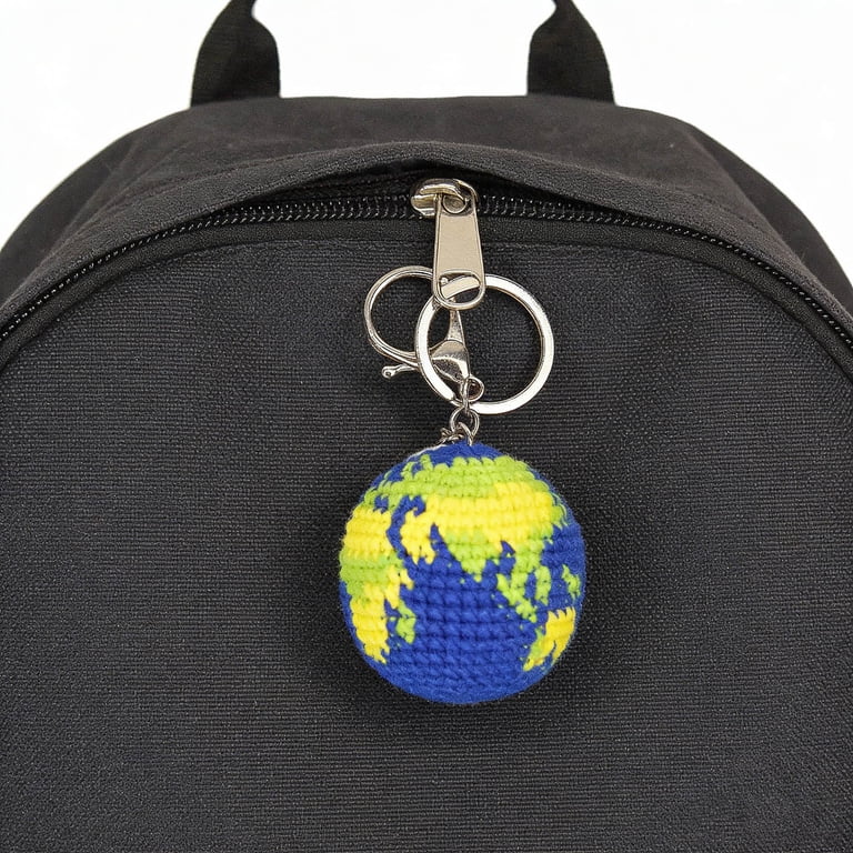 Project Hail Mary Keychain with Earth, Novelty Bag Accessory Project Hail Mary Keychain with Earth, Novelty Bag Accessory