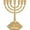 Gold, variant on Holy Land Market Jewish Candle Sticks Menorah - 7 Branches - 12 Tribes of Israel Menorah (Gold, 5 Inches)