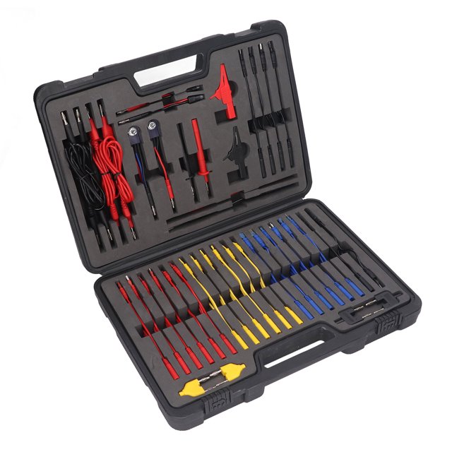 Kit De Cables De Prueba Para Multímetro, Kit De Cables De Prueba De PVC Blando Portátil De Latón Chapado En Oro Versátil 380 V Para Pruebas Industriales
