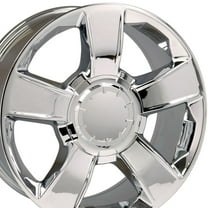 OE Wheels CV79 20 Inch Rims Fit Tahoe Style 6x139.7 20x8.5 Chrome - Hollander 5651 (Set of 4)