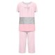 thumbnail image 5 of Sexy Pijama Conjunto para las Mujeres, Cuello Redondo Blusa de Manga Corta Y Pantalones, Traje de Moda Casual, 5 of 9