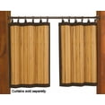 thumbnail image 3 of Versailles - Stainless Steel Curtain Tension Rod, Indoor/Outdoor, Adjustable Length from 48" à 86", Brown, 3 of 7