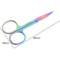 thumbnail image 3 of 2PACK Portable Color Small Scissors for Makeup, Eyebrow Trimmer with Stainless Steel Blade, Beauty Tool, 3 of 5