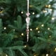 thumbnail image 5 of Adornos colgantes para árbol de Navidad | Decoración colgante de cristal acrílico rosa, cuentas de perla de lujo, elegante decoración de 9 pulgadas para hogar, fiestas, exposición romántica diaria, 5 of 6