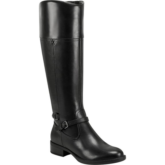 Easy Spirit Womens Leigh Leather Tall Riding Boots