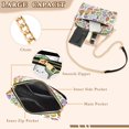 thumbnail image 3 of FORMRS Women Crossbody Purse with Chain Strap Vegan Leather Shoulder Handbag, Cute Vegetables, 3 of 7
