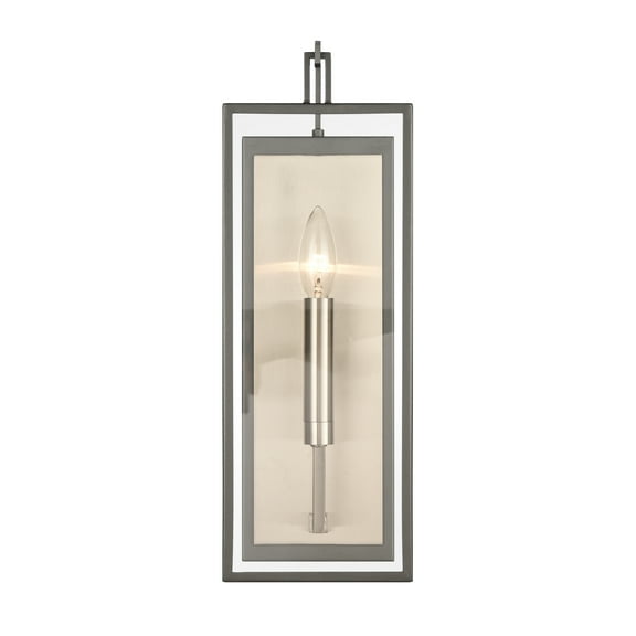Elk Home 6-Inch Wide Gianni Sconce, Modern/Contemporary, Dark Gray