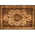 thumbnail image 1 of Ahgly Company Indoor Rectangle Oriental Orange Industrial Area Rugs, 2' x 4', 1 of 4