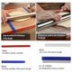 thumbnail image 4 of 6Pcs Set 2 4 6mm Silicone Measuring Dough Thickness Strips Rolling Pin Spacers Sticks for Baking ( B, 4 of 5