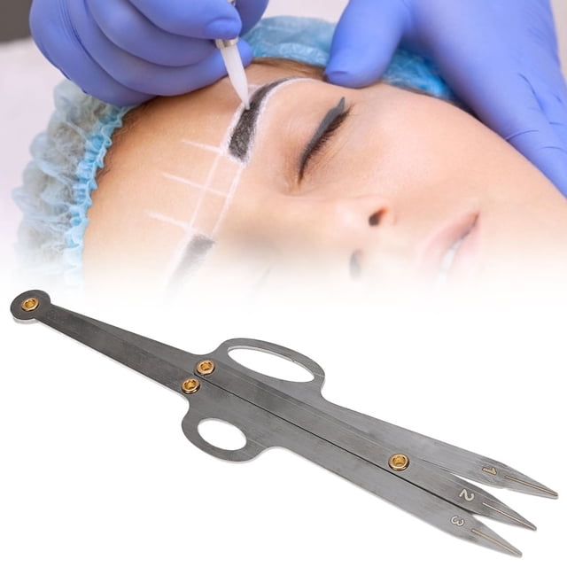 Plantilla Para Cejas, Regla para Cejas, Plantilla, Guía para Cejas, Regla, Herramienta de Mediciónis, Dibuja Rápidamete Hermosas Cejas, Diseño de Proporción Áurea,