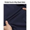 thumbnail image 5 of COOFANDY Men's Long Sleeve Dress Shirt Casual Button Down Shirts Wrinkle Free Untucked Slim Fit Shirt, 5 of 6