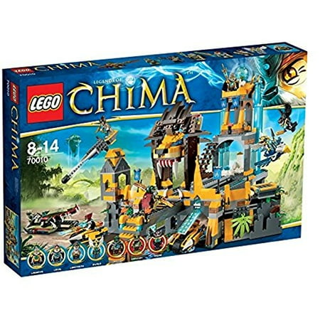 Logo Temple Metal - LEGO® Legends of CHIMA® The Lion CHI Temple w/ Minifigures & Accessories | 70010