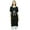 Black, variant on Women Rayon Tunic 3/4 Sleeve Chic kurti Kurta Indian Ethnic Dress