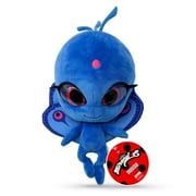 Miraculous Ladybug - Kwami Mon Ami Duusu, 9-inch Peacock Plush Toys for Kids, Super Soft Stuffed Toy with Resin Eyes, High Glitter and Gloss, and Detailed Stitching Finishes, Wyncor