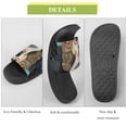 thumbnail image 7 of GZHJMY Stylish Slides for Women Men, A Dog Labrador in Glasses with His Cat Soft Flexible Slip-on Sandals Slippers, 7 of 7