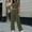 *Army Green, variant on ClodeEU Women's Short Sleeve Crewneck Top and Pants Set ,Casual Two Piece Outfit with Pockets Wine,Womens Plus XXL
