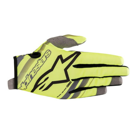 Alpinestars 2019 Radar MX Gloves - Yellow/Grey -