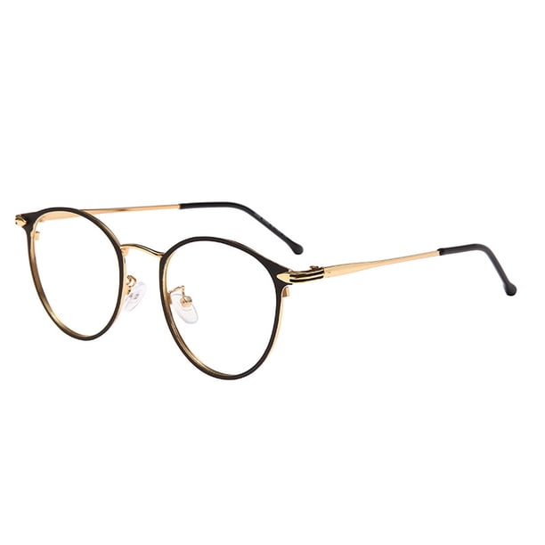 Gafas para hombres y mujeres Gafas de metal anti-luz azul que cambian de color Gafas retro Un espejo de doble uso