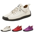 thumbnail image 4 of NOKIO Women's Cushioned Sneakers Lightweight Wide Width L𝗈afers Soft High Top Sport Shoes Breathable Non-S𝗅ip Athlet𝗂c Shoes for Back to College, 4 of 5