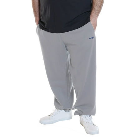 Wrangler Men's Big and Tall Fleece Sweatpant, Big Size Up To 6XL And Tall Size Up To 4XT