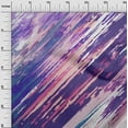 thumbnail image 3 of oneOone Cotton Jersey Purple Fabric Brush Stroke Craft Projects Decor Fabric Printed By The Yard 58 Inch Wide, 3 of 4