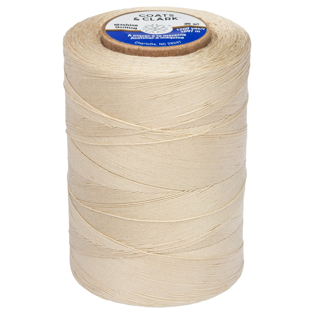 coats-clark-machine-quilting-ecru-cotton-thread-1200-yards-walmart-walmart