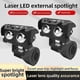 thumbnail image 3 of 2pcs Motorcycle racer universal light super bright projector lens fog light motorcycle led headlight auxiliary spotlight, 3 of 5