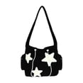thumbnail image 1 of Bolso de hombro para mujer, bolso de moda para mujer y niña, bolso de hombro, bolso escolar, bolso de mano Negro, 1 of 7