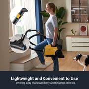 Eureka Mighty Mite Lightweight Canister Vacuum Cleaner, 12 Amp Motor, 360° Swivel Hose, 20 ft Cord, 3670G