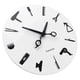 thumbnail image 4 of Reloj de pared moderno 3D de cuarzo para herramientas de peluquería, silencioso, para belleza y decoración del cabello., 4 of 5