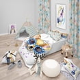 thumbnail image 1 of Designart 'chiot Mignon avec des Lunettes Bleues - Ensemble de Housse de Couette Moderne, 1 of 2