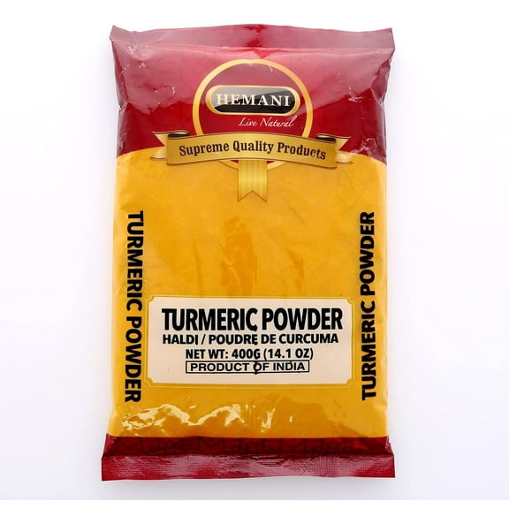 Hemani 100% Natural Turmeric Root Powder 400g (14.1 OZ) | Haldi | Curcumin | Curcuma