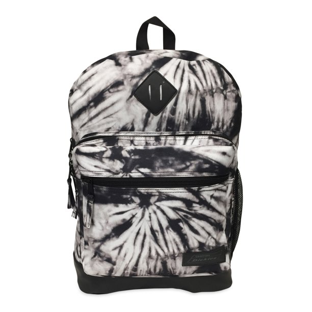 Genuine Dickies Unisex Varsity Backpack Black White Tie Dye Wash